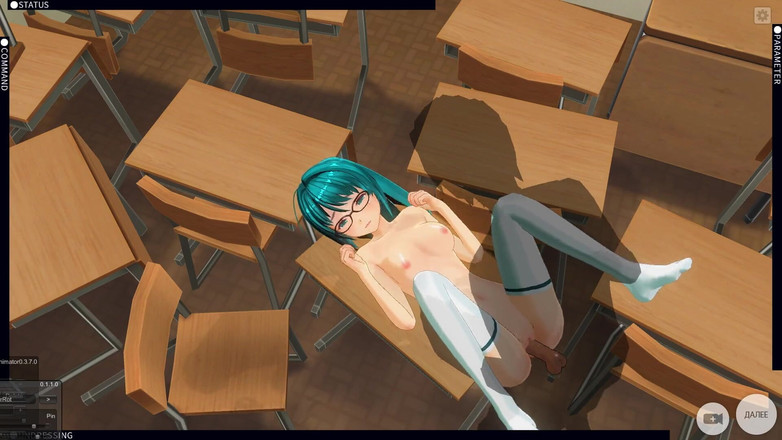 H3DC: 안경을 쓴 3D 헨타이 소녀가 감독을 따먹고 높은 점수를 받았습니다.