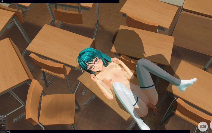H3DC: Gadis hentai 3d dengan kacamata ngentot sama sutradaranya dan dikasih nilai...