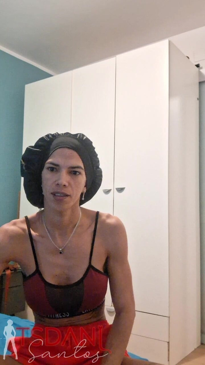 Tsdanisantos1: Oh, It's so Hot, I'm Going to Take My Dick...