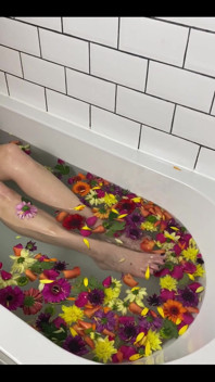 Nie zu viele Blumen