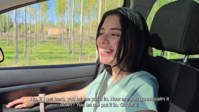 Labestiaylabella: 섹시한 세일즈맨이 출근하지만 가는 길에 차에서 멋진 섹스를 하게 되었습니다.