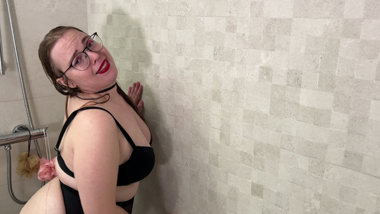 bitetwin9: Sexy Secretary Shower After Halloween Party