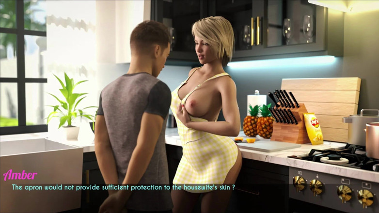 Porngame201: Uma esposa e madrasta real fodendo dyl creampied amber em...