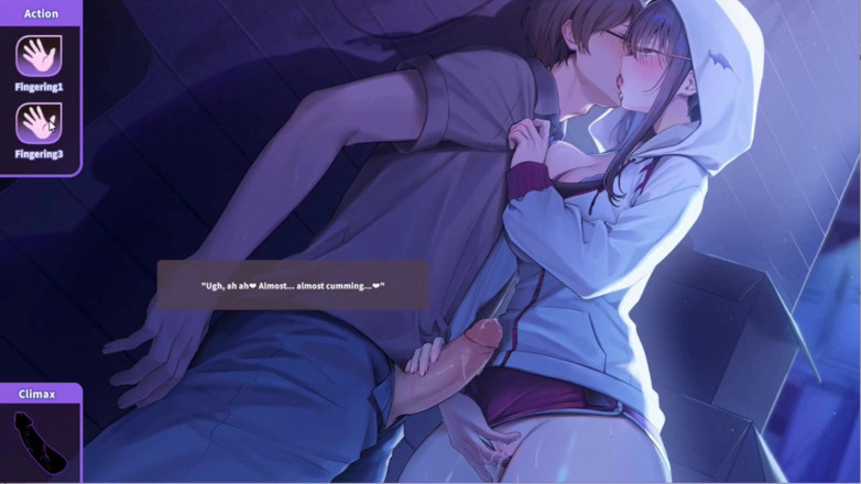 NSFWOtaku: Hentai game - kuronuma yui scena di sesso - v-lover