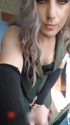 Kitty_Cross: Velký bílý zadek velký zadek booty chlapec Sissy Crossdresser děvka...