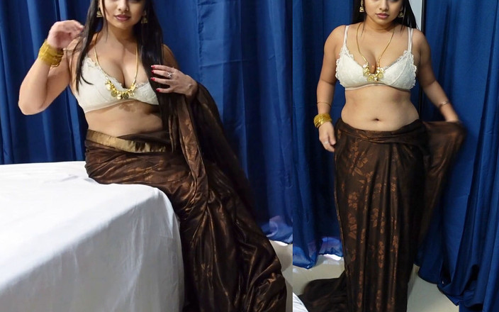 BustyBanu: Más hermoso sexo indio con sexy sari indio