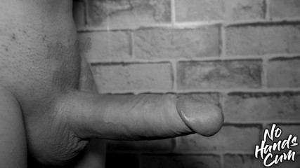 Cum no hands: A month without masturbation big cock explodes volcano eruption cum,...