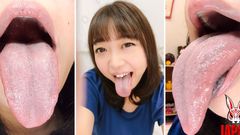 Japan Fetish Fusion: Yuka Asami Licks Your Face with Her Wet, Drooling Tongue....