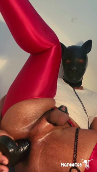 Tolong masukkan batang yang sangat tebal dengan tali ke dalam pantat saya dan cambuk saya banyak semasa saya memegang posisi ini.