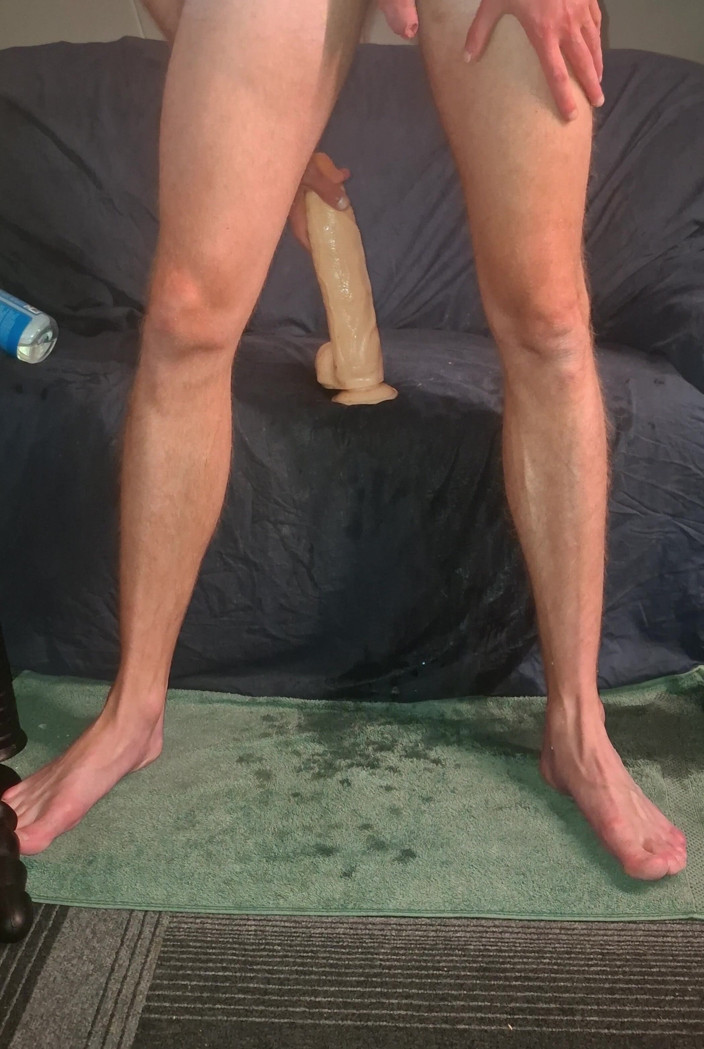 NoFace Twink X: Solo Male Extreme Anal Dildo - Huge Toys