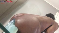 Ass Monkey: 巨大的假阳具深屁股操逼 |Angle 5of7 Dj Buttpussy