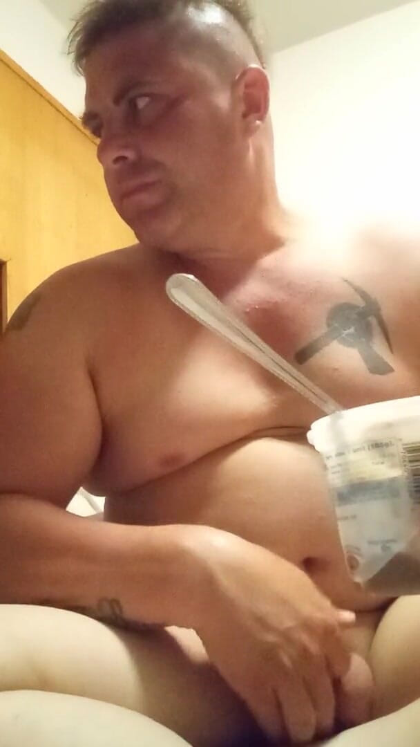 JG Risk: Milk and ice cream for my snack tonight