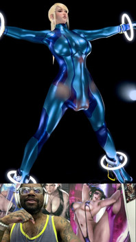 Samus Cums in Her Tight Skin Suit so Much, She Made Herself Into a Nice Warm Cummy Condom