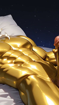 Celestial Incubus Solo Gentle Slow Handjob with Submissive Pleading Eyes