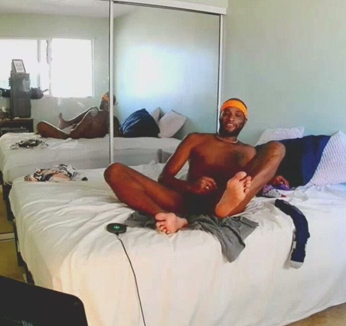 Kennie Jai: Sexy Jerk in a Blue Thong