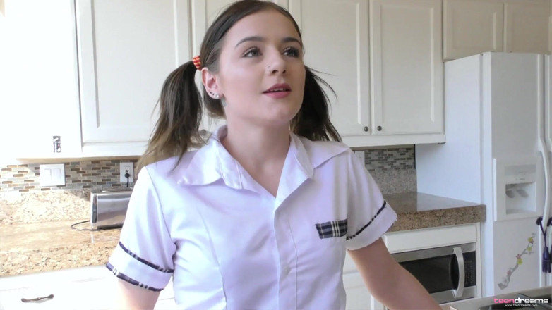 Teen Dreams: Sweet Rosalyn Fucked in Sexy Schoolgirl Uniform