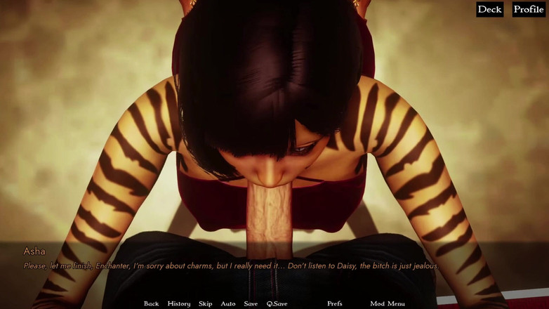 3D Cartoon Porn: Furrhouse 1: David neukt Asha in de mond vóór Daisy &amp; Keel...