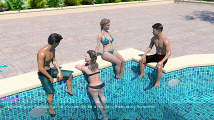 Johannes Gaming: AWAM # 32 Jugando en el agua recibe una corrida