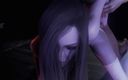 Wraith Futa: Demon Futa kızı çifte sikmek için bir çiftin üstüne çıkıyor