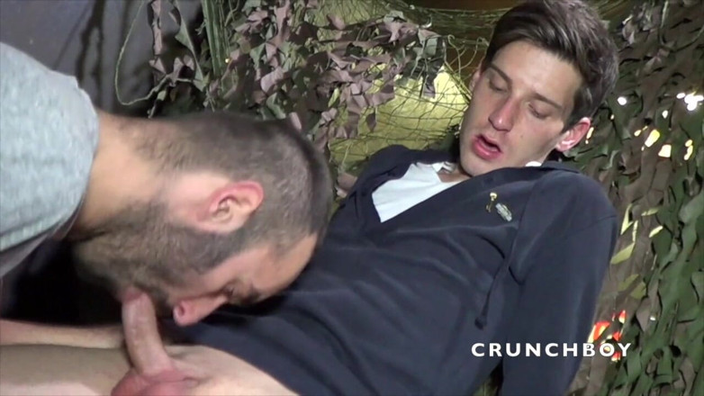 BAREBACK AND CREAMPIE CLUB: Twink fucked bareback by straight boy curious