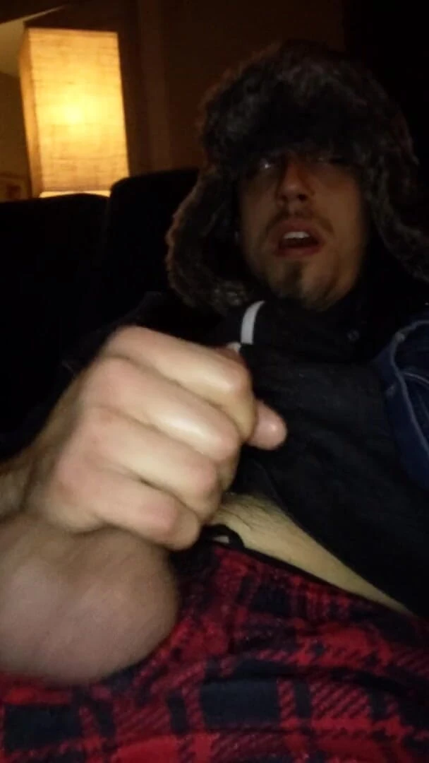 Sexy possum: Jerk and Cum with Tenga Egg Toy on Living Room...