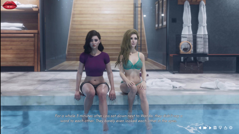 Johannes Gaming: Lasignoraae 20015 wanda e lois trascorrono del tempo insieme in piscina
