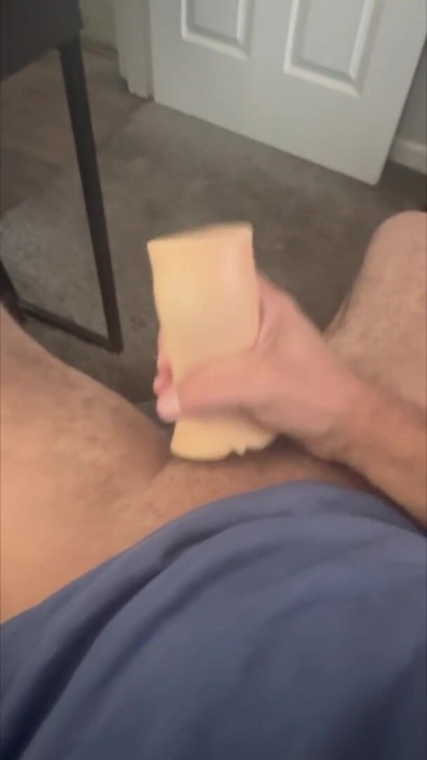 Jeffrey Jaxxon: Playing with Toy Under Office Desk