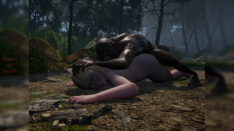 Game of Lust 3D: Gol 3d suora elfo scopata duro a pecorina da horny Goblin