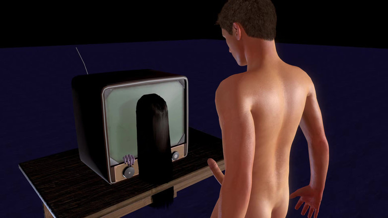 PixelAftDark: Дрочка Садако (кольцо - Анимация На Хэллоуин)