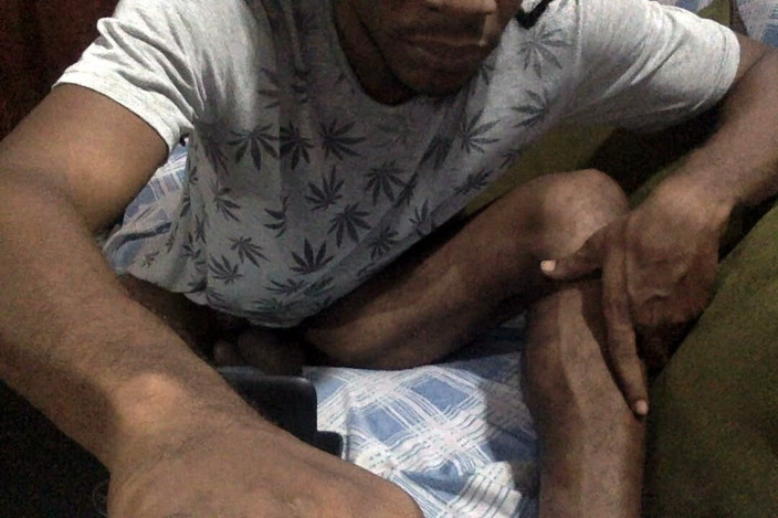 Joyboi Cock Worship: Caught Black Sexy Boy Masterbating