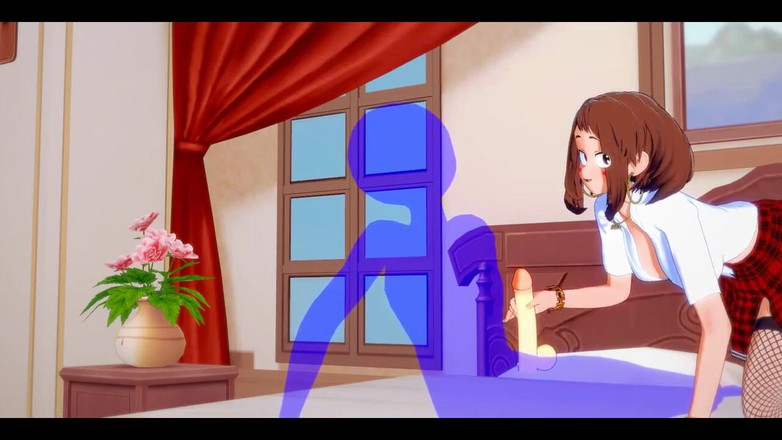 HentaiTubes: Kahraman akademim hentai - uraraka elle muamele ve sikiş - Japon Asyalı...