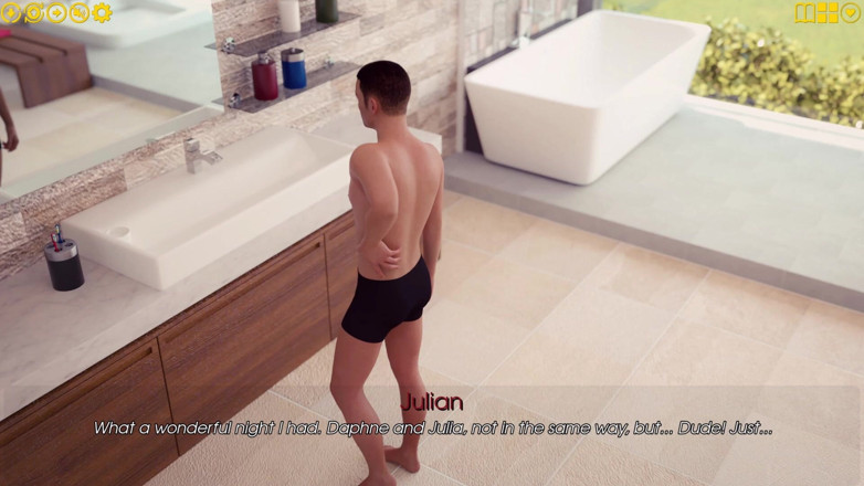 3D Cartoon Porn: Il mio piacere 13: julian-daphne bed Macchinari e cowgirl