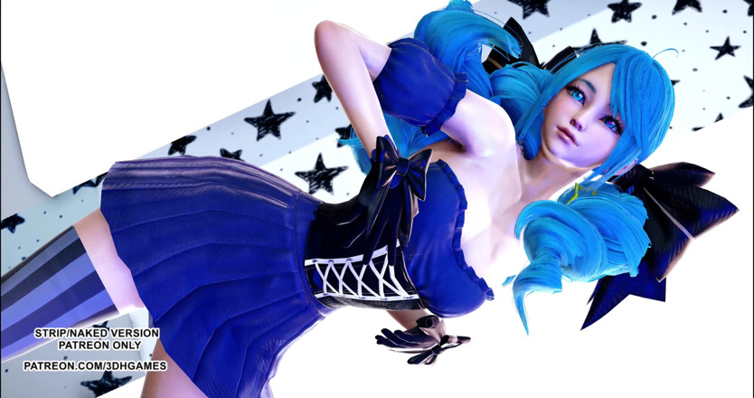3D-Hentai Games: Bestie - Excuseme Gwen Kpop seksi menari liga legenda