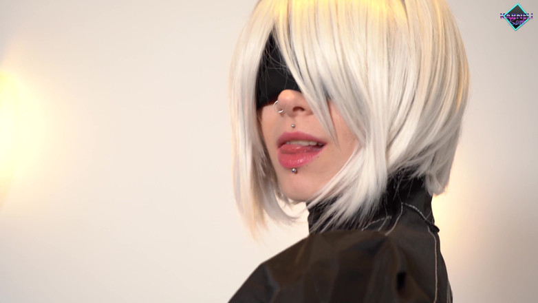 Karneli Bandi: Nier Automata 2B loves anal and ride a dildo. Karneli Bandi