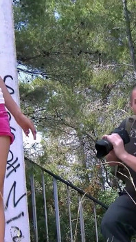 Ruiny děvky Wild Outdoor Blowbang