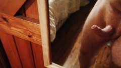 The UK Hairy Bear: Ukhairybear Standing Wank com Barriga e Pernas