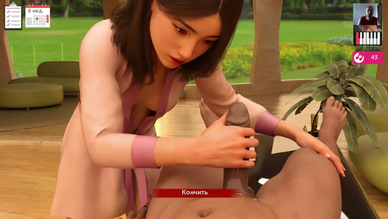 3DXXXTEEN2 Cartoon: Hot long cock massage with big cumshot - 3D porn - cartoon sex
