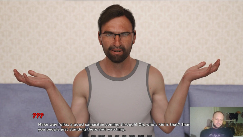 Sex game gamer: Nous continuons à faire la connaissance de la famille
