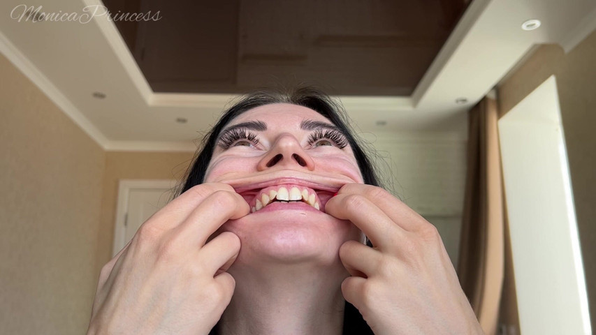Mouth Stretching & Big Eyes (Princess Monica) Mouth Stretching & Big Eyes (Princess Monica)