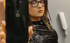 Cumshot in Front of Mirror