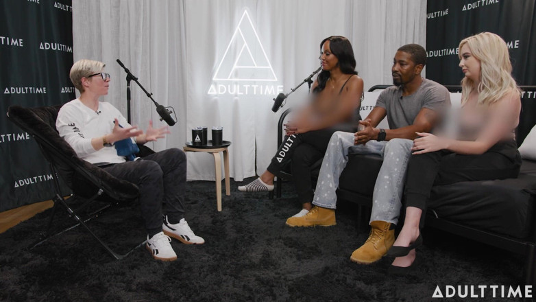 Adult Time Podcast: Pornostars Podcast nach dreier! | Lexi Lore, Isiah Maxwell &amp;August Skye | der...
