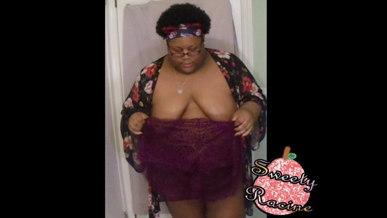 Sweety Racine: SSBBW, transport de culottes, partie 1