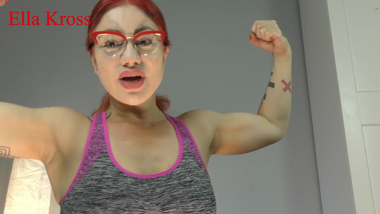 Ella Kross: Czcij moje mięśnie przegrany! HD Mp4