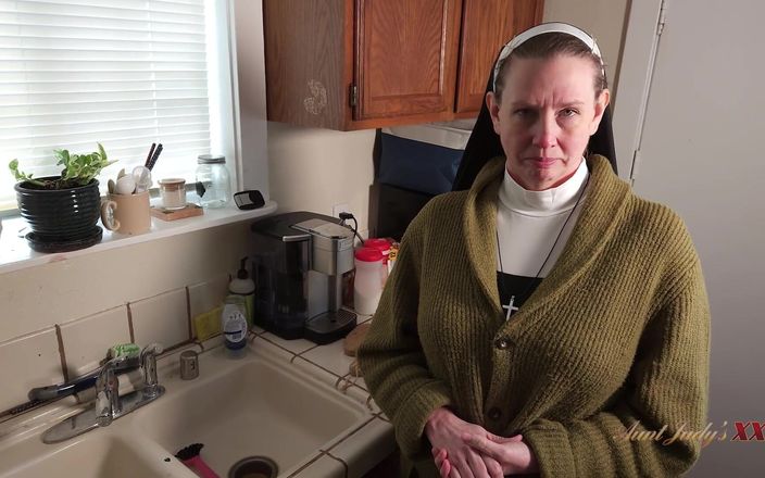 Aunt Judy's XXX: AuntJudysXXX - Naughty Horny Nun Autumn Fucks the Handyman