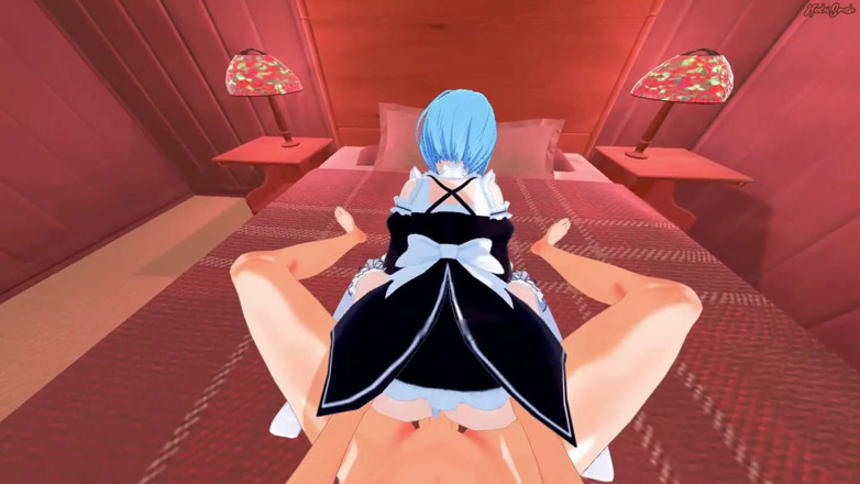 Hentai Smash: Šukání Rem z vašeho POV - Re: Zero Hentai.