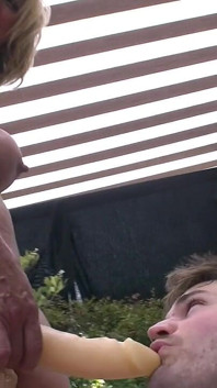 French Cougar Dildoes Bi Curious Dude