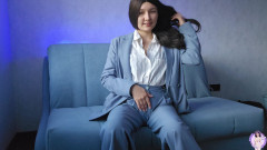 Sweet Ophelia: The Secretary, Coming Home From Work, Shows Her Body and...