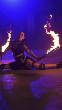 Fire Perfomance by Cara Croft