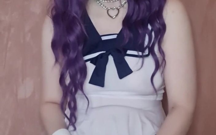 kyu_misa: Kitten thích chơi với dương vật giả ngọc trai của...