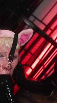 Ekstremalne fuckpiggy trening ludzkie popielniczki i nadziewanie żywności
